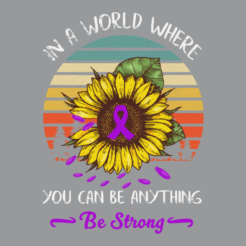 Alzheimers Awareness T  Shirt In A World Where Anything Be Strong Sunf Crewneck Sweatshirt | Artistshot