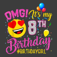 Omg It's My 8th Birthday Girl 8 Years Old Birthday T Shirt Men's Polo Shirt | Artistshot