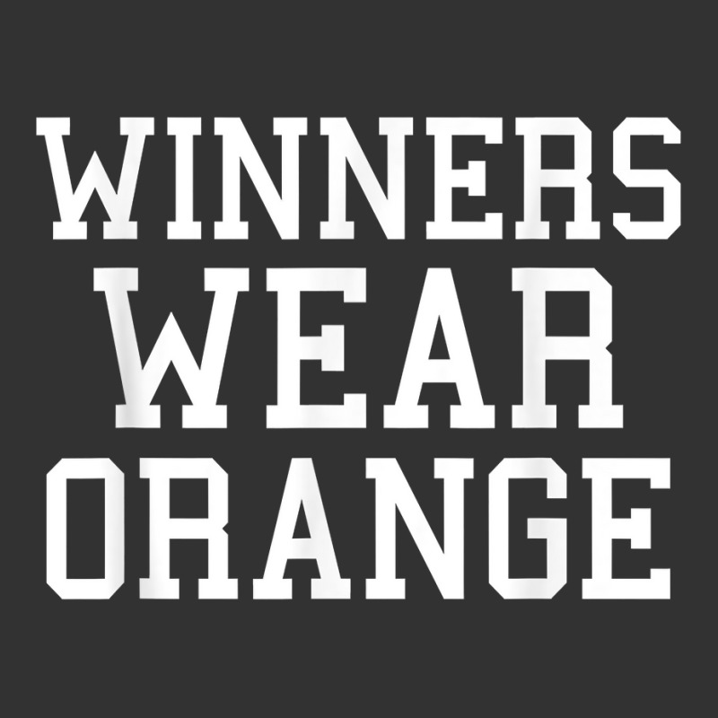 Winners Wear Orange Color War Camp Team Game Competition T Shirt Baby Bodysuit by bhuvanseeliger | Artistshot