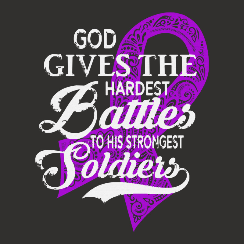 Alzheimers Awareness T  Shirt God Gives The Hardest Battles Strongest Champion Hoodie | Artistshot