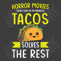 Horror Movies Solves Most Of My Problems Tacos Solves The Re Premium T Men's Polo Shirt | Artistshot