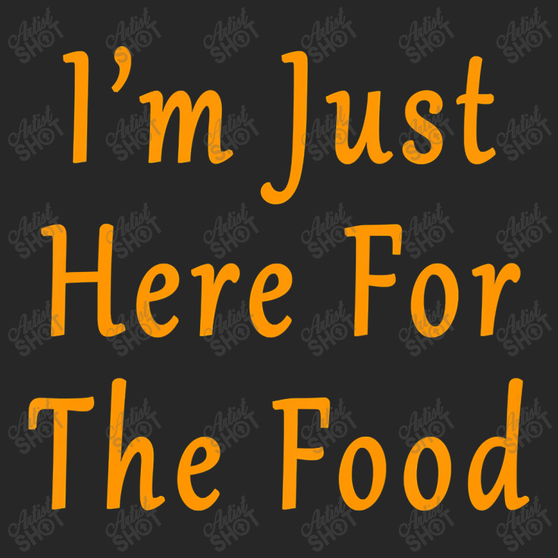 Kids Im Just Here For The Food Funny Holiday T Shirt Men's T-shirt Pajama Set | Artistshot