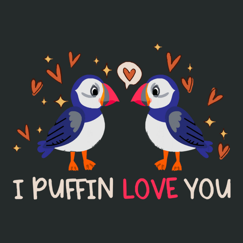 Gift T  Shirt I Puffin Love You Relationship Hearts Seabirds T  Shirt Women's Triblend Scoop T-shirt by giraffeleopard | Artistshot