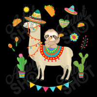 Sloth Riding Llama Mexican Fiessta Costume Taco Gift Premium T Shirt V-neck Tee | Artistshot