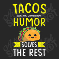 Tacos Solves Most Of My Problems Humor Solves The Rest Mexi Premium T Men's T-shirt Pajama Set | Artistshot