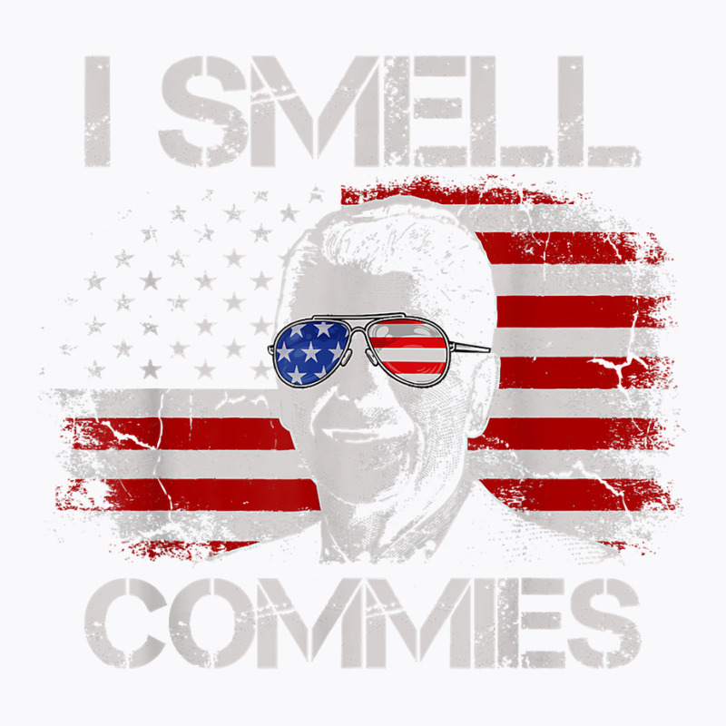 Vintage American Flag Funny Political I Smell Commies T Shirt T-shirt | Artistshot