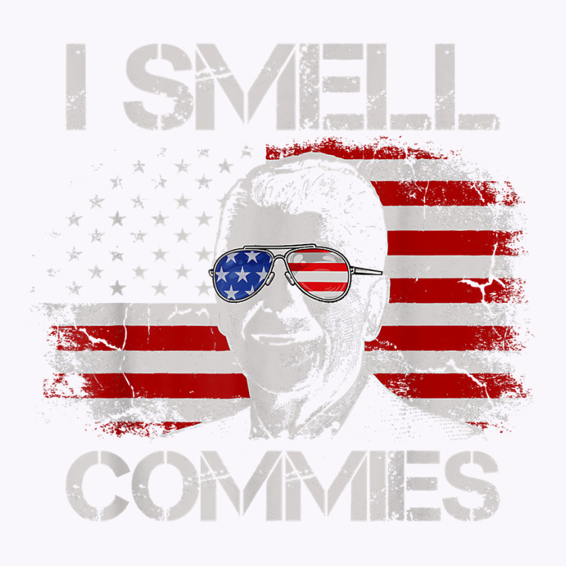 Vintage American Flag Funny Political I Smell Commies T Shirt Tank Top | Artistshot