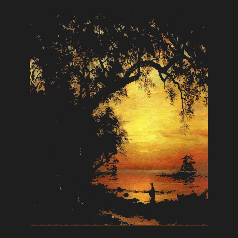 Famous Paintings T  Shirt Island Of New Providence By Albert Bierstadt Classic T-shirt by rwilliamson105 | Artistshot