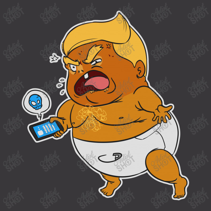 Baby Trump Crying Tweet Ladies Curvy T-Shirt by Blue | Artistshot