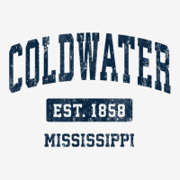 Coldwater Mississippi Ms Vintage Athletic Sports Design T Shirt Landscape Canvas Print | Artistshot