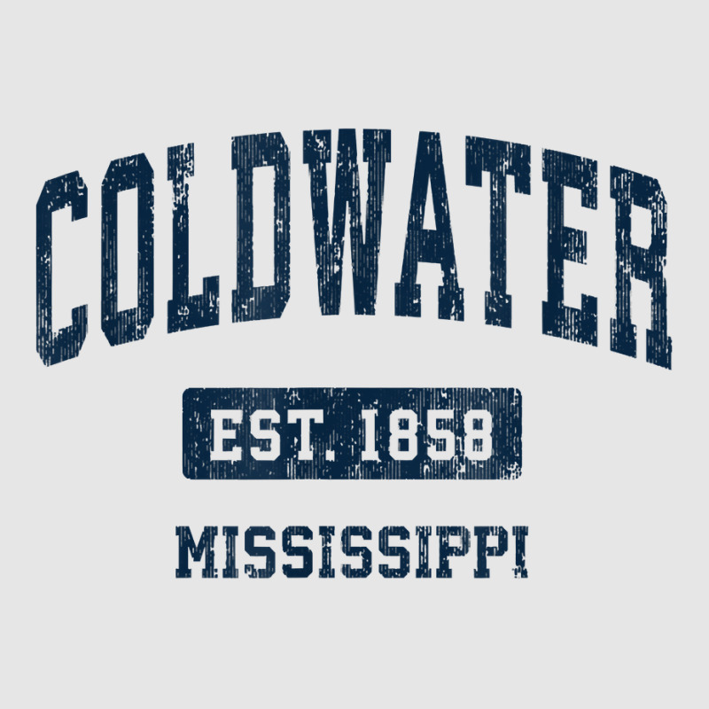 Coldwater Mississippi Ms Vintage Athletic Sports Design T Shirt Full-length Apron | Artistshot