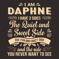 Daphne First Name Surname Funny Saying I Have 3 Sides T Shirt Racerback Tank | Artistshot