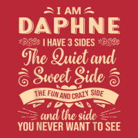 Daphne First Name Surname Funny Saying I Have 3 Sides T Shirt Women's V-neck T-shirt | Artistshot