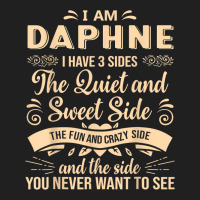 Daphne First Name Surname Funny Saying I Have 3 Sides T Shirt Ladies Polo Shirt | Artistshot