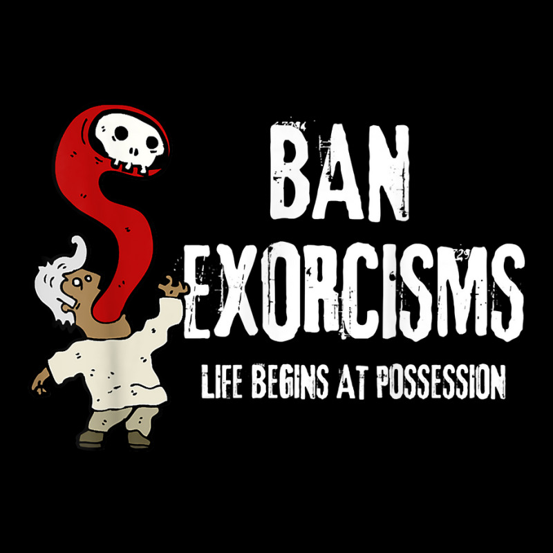 Ban Exorcisms Shirt Life Begins At Possession T Shirt V-Neck Tee by magbyf | Artistshot