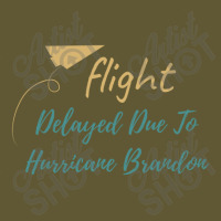 Flight Delayed Due To Hurricane Brandon Typography Vintage Short | Artistshot