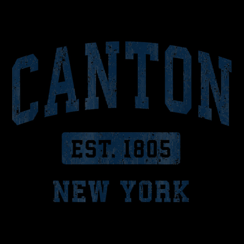 Canton New York Ny Vintage Athletic Sports Design T Shirt Cropped Sweater | Artistshot