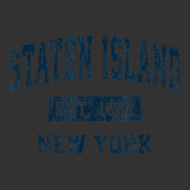 Staten Island New York Ny Vintage Sports Design Navy Print T Shirt Baby Bodysuit by husserllpr | Artistshot