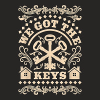 We Got The Keys, Property Housewarming Party T Shirt Ladies Fitted T-shirt | Artistshot