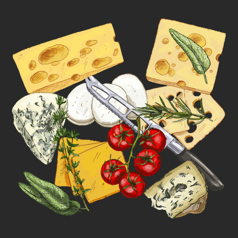 Different Types Of Cheeses T Shirt Assorted Type Of Cheeses Collectio ...
