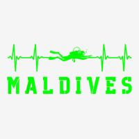 Maldives Scuba Diving Maldives Souvenir Heartbeat Diving T Shirt Adjustable Cap | Artistshot