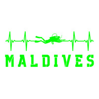 Maldives Scuba Diving Maldives Souvenir Heartbeat Diving T Shirt Crewneck Sweatshirt | Artistshot