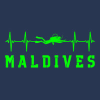 Maldives Scuba Diving Maldives Souvenir Heartbeat Diving T Shirt Men Denim Jacket | Artistshot