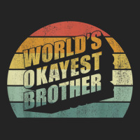 Funny Big Brother Sister Gift Idea Worlds Okayest Brother 3/4 Sleeve Shirt | Artistshot