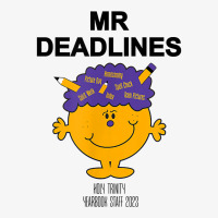 Mens Mr. Deadlines Ii   Yearbook T Shirt Ladies Fitted T-shirt | Artistshot