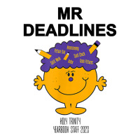 Mens Mr. Deadlines Ii   Yearbook T Shirt Crop Top | Artistshot