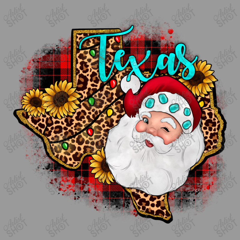 Santa Texas Map Baby Bibs | Artistshot