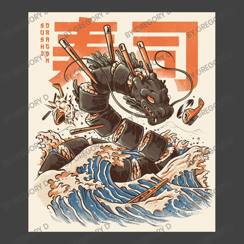 Great Sushi Dragon Vintage T-shirt | Artistshot