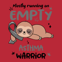 Asthma Awareness T  Shirt Mostly Running On Empty Asthma Warrior T  Sh Women's V-neck T-shirt | Artistshot