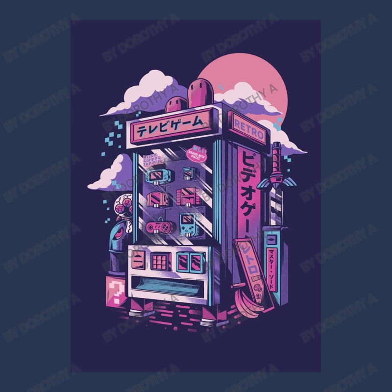 Retro Gaming Machine Men Denim Jacket | Artistshot