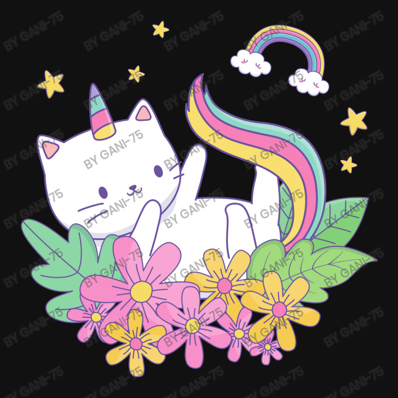 Cat Unicorn Aesthetic Flower Baby Bibs | Artistshot