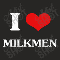 I Love Milkmen Ladies Fitted T-shirt | Artistshot