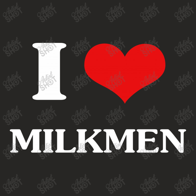 I Love Milkmen Ladies Fitted T-Shirt by Raizume76 | Artistshot