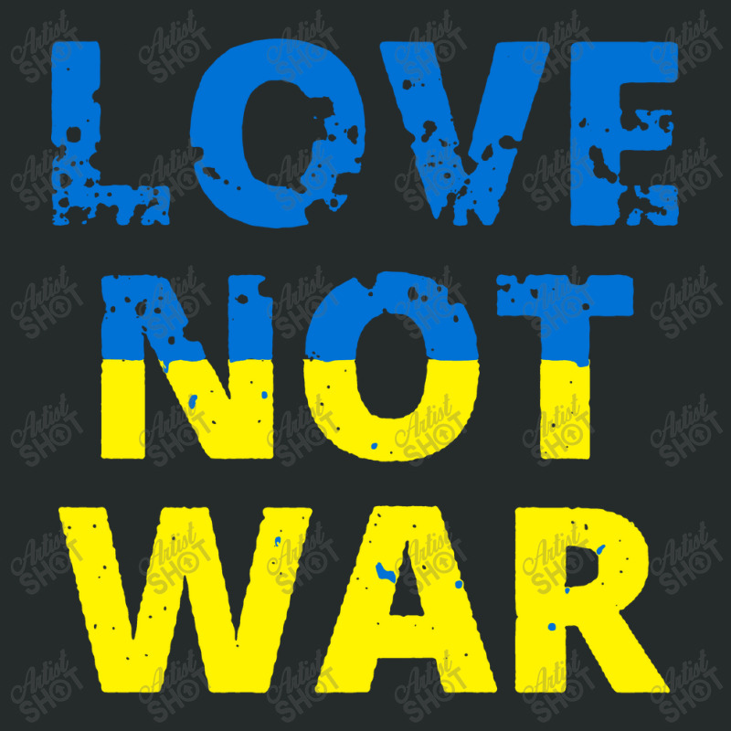 Love Not War Women's Triblend Scoop T-shirt | Artistshot