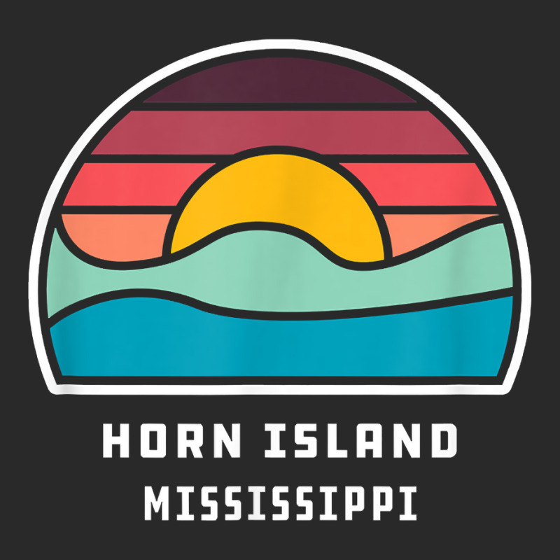 Horn Island Mississippi Retro Minimalist Ocean Wave Sunset T Shirt Toddler T-shirt by peersodshamiw8 | Artistshot