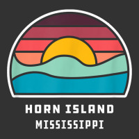 Horn Island Mississippi Retro Minimalist Ocean Wave Sunset T Shirt Baby Bodysuit | Artistshot