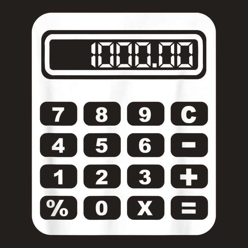 Calculator T Shirt Tank Top by husserllpr | Artistshot