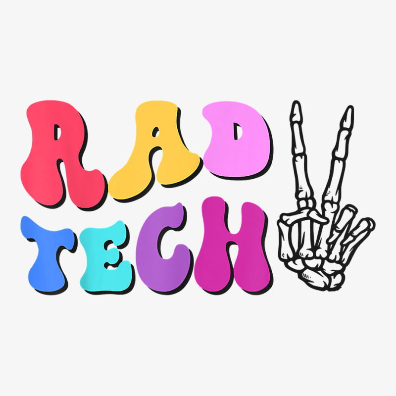 Radiology Technologist Groovy Rad Technologist T Shirt Ladies Fitted T-Shirt by komulavcasante6 | Artistshot