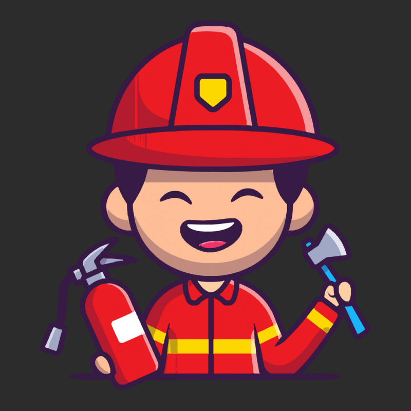 Firefighter T  Shirt Firefighter With Hatchet Axe And Fire Extinguishe Exclusive T-shirt by geldingavocet | Artistshot