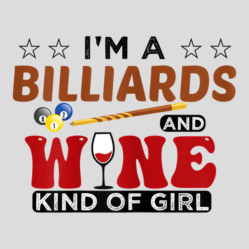 Womens I'm A Billiards And Wine Kind Of Girl Snooker Pool Billiard T S Men's Polo Shirt | Artistshot