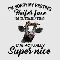 Cow Cattle Womens Funny Cow Im Sorry My Resting Heifer Face Is Intimid Unisex Jogger | Artistshot