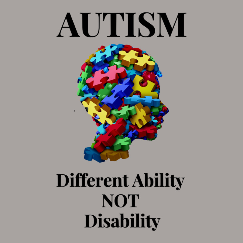 Autism Puzzle Autistic Different Ability Not Disability Autistic Racerback Tank by golferu | Artistshot