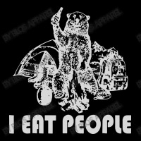 I Eat People Bear Women's V-neck T-shirt | Artistshot