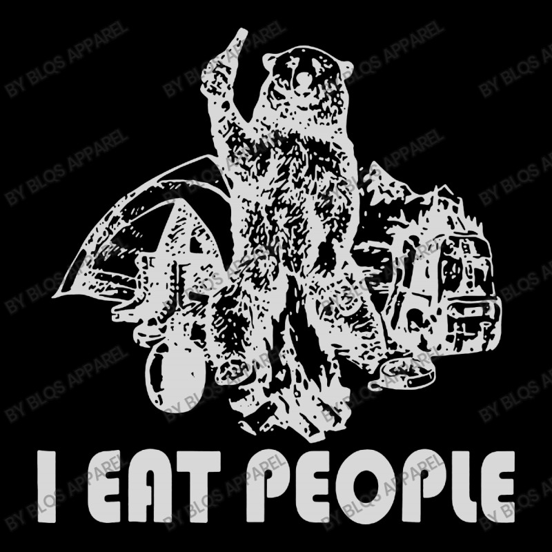 I Eat People Bear Women's V-Neck T-Shirt by BLQS Apparel | Artistshot