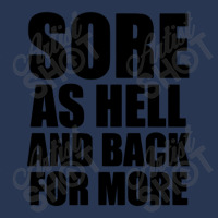 Sore As Hell And Back For More Men Denim Jacket | Artistshot