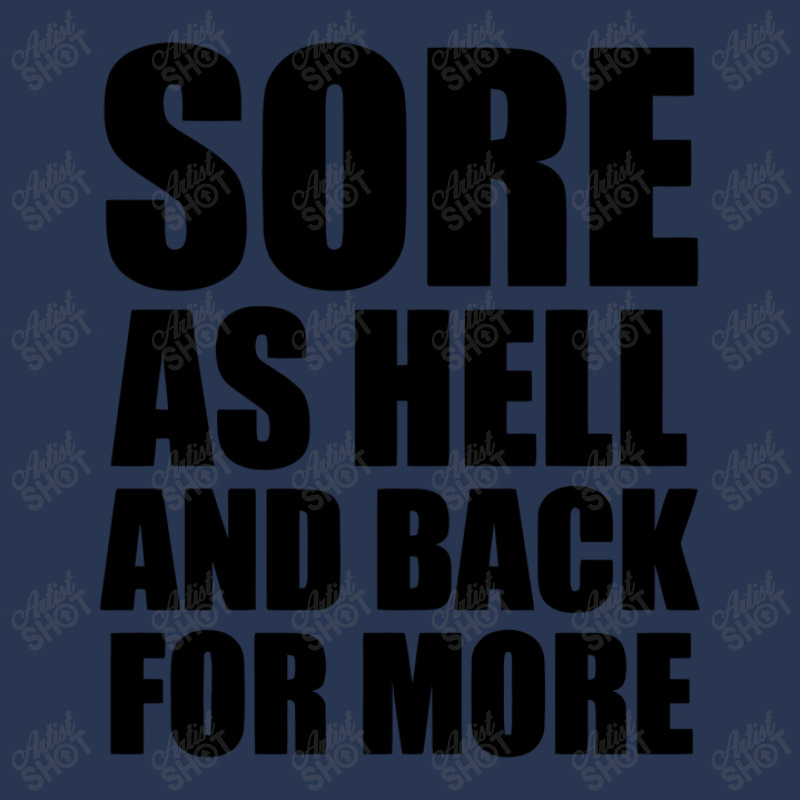 Sore As Hell And Back For More Men Denim Jacket | Artistshot